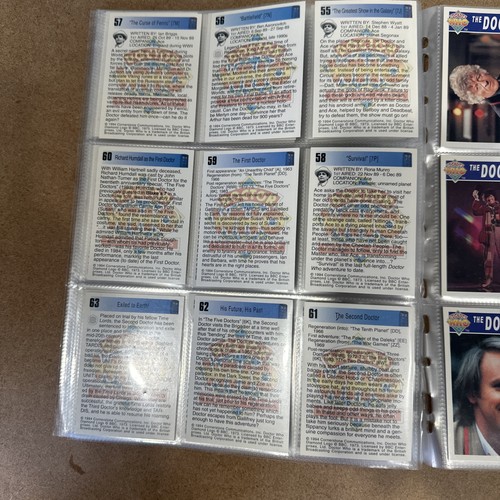 DOCTOR WHO - CORNERSTONE SERIES 1 - Complete VINTAGE Base Set (110 cards) - 1994 - Picture 14 of 24