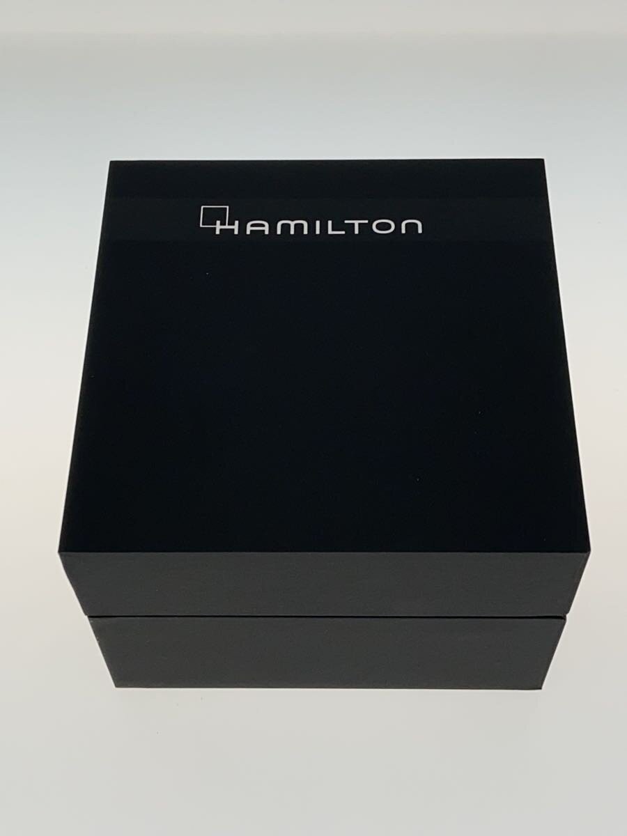 HAMILTON Automatic Watch Analog Leather WHT BLK 384160 image 6