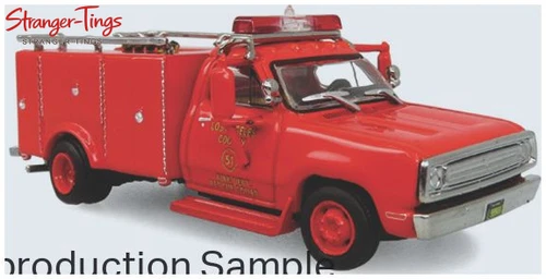 Iconic Replicas Dodge 300 1974 Rescue Unit: LACOFD L.A County of Fire 1:87