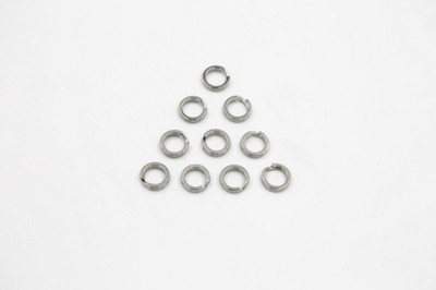 James Cook Power Split Ring Gr. 2 8mm 39kg Sprengringe Edelstahl Splitringe
