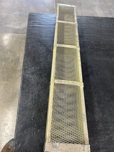 Titanium Anode Basket 40 X 6 X 2.5 Plating with 4" Hooks Nickel Chrome