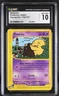 CGC GEM MINT 10 Pokemon Drowzee 74a/147 2003 Aquapolis