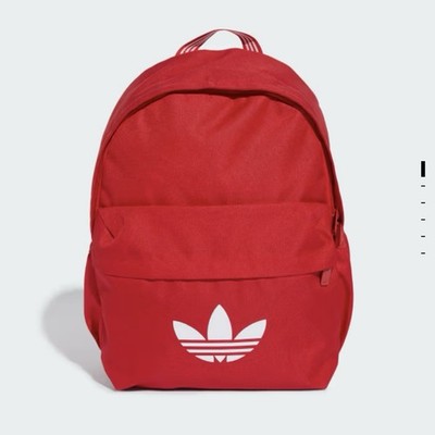 NEW - ADIDAS ORIGINALS ADICOLOR CLASSIC BACKPACK JX0215 - BETTER SCARLET