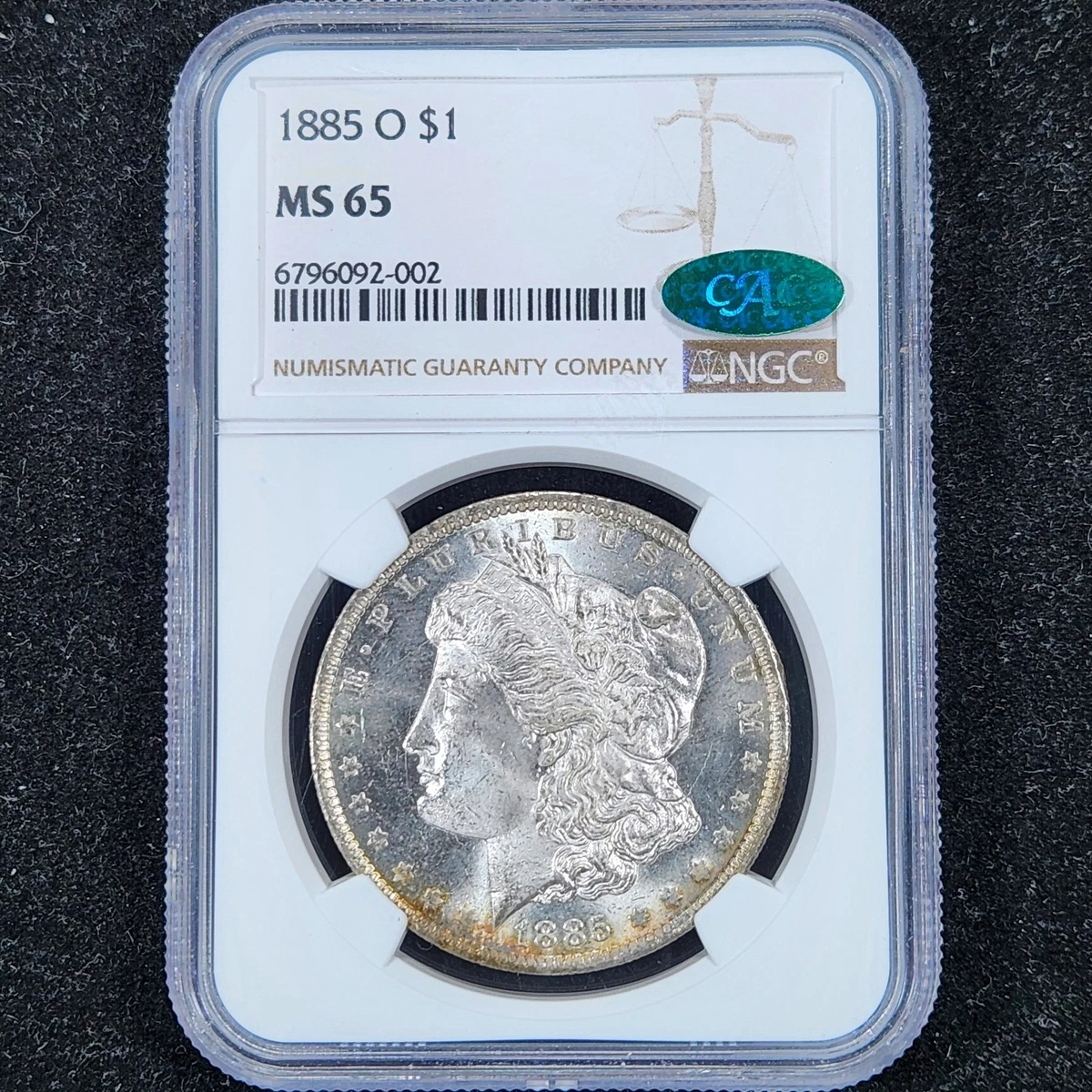 New Orleans 1885 Year Morgan US Dollars ☆ゴールドトーン 1885 O
