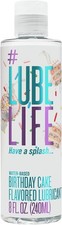 LUBELIFE Water-Based Birthday Cake Flavored Lubricant, 8 Fl Oz Pack of 1 