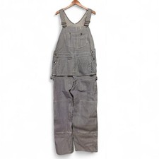 Vintage Deadstock Sears Striped Overalls 42x32 Workwear Union Made NWT Grunge 70