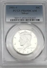2001-S Proof 90% Silver Kennedy Half Dollar PCGS PR69DCAM