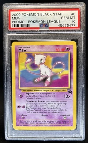 2000 Pokemon Wizards Black Star Promos Mew #8 PSA 10 GEM MINT