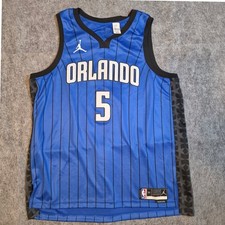 Jordan Orlando Magic Paolo Banchero 5 Blue Statement Jersey Size 2XL - NWOT