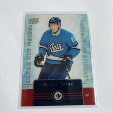 2019-20 UDC TIM HORTONS CLEAR CUT PHENOMS Hockey #CC-8 Patrick Laine