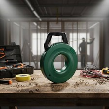 Steel Wire Conduit Threader Flexible Coil Head Electrical Wire Fishing Tool