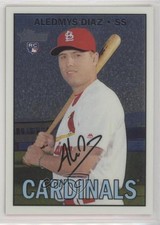 2016 Topps Heritage High Number Chrome 968/999 Aledmys Diaz #THC-713 0x1j