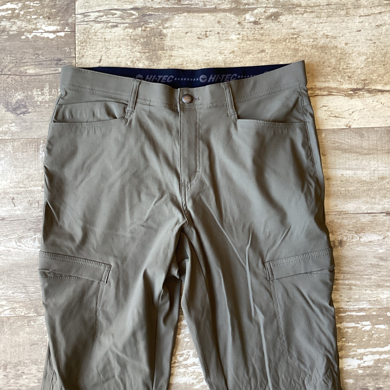 HI-TEC Performance Tech Pants Green Outdoors Golf… - image 2