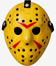 Halloween Horror Hockey Mask Cosplay Costume Prop Adult