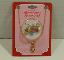 Strawberry Shortcake Necklace Set 7 Charm Set Mix Match Lemon Meringue Orange