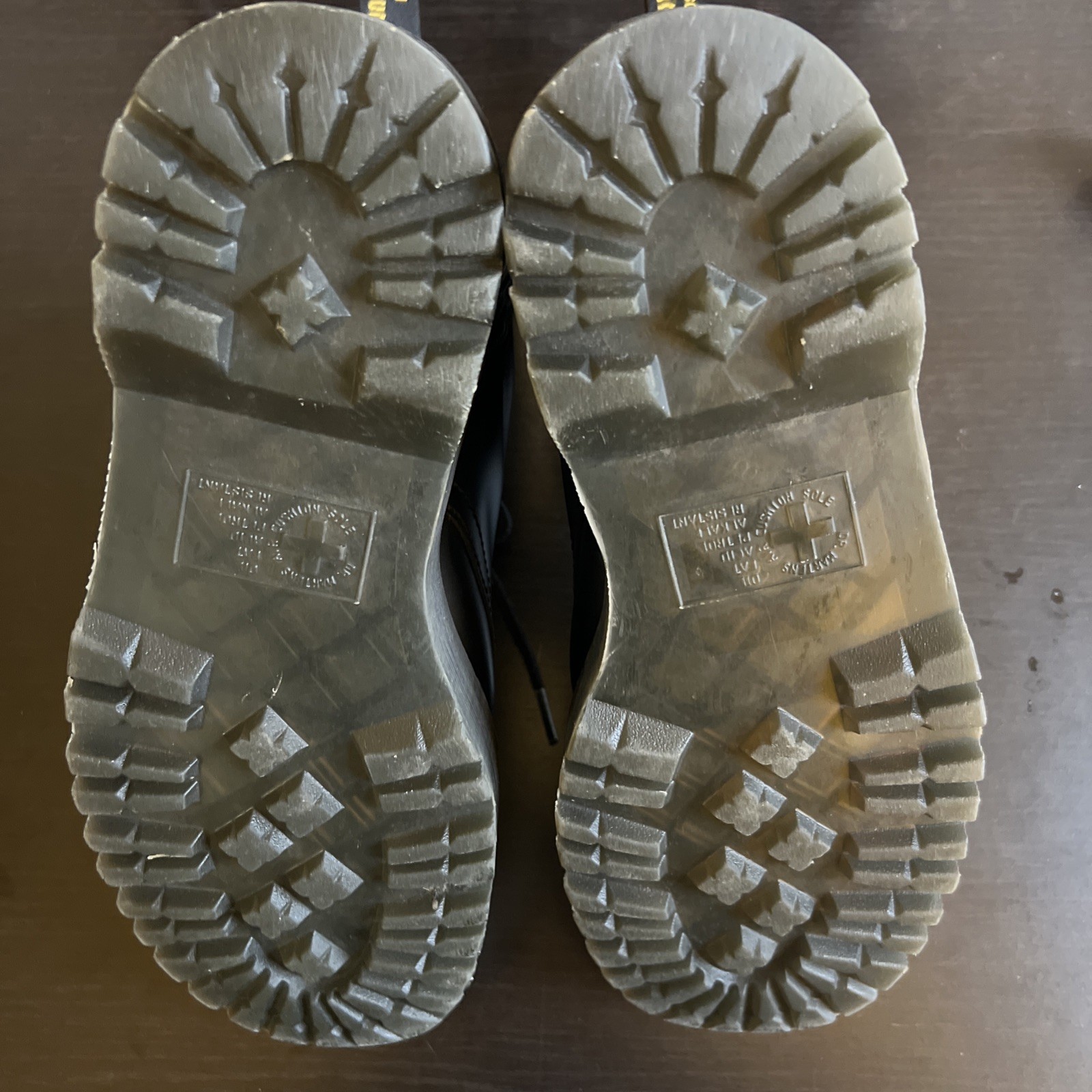 Doc Martens Jadon US Mens 9 Womens 10.5 Black Leather Platform Combat Boots thumbnail 7