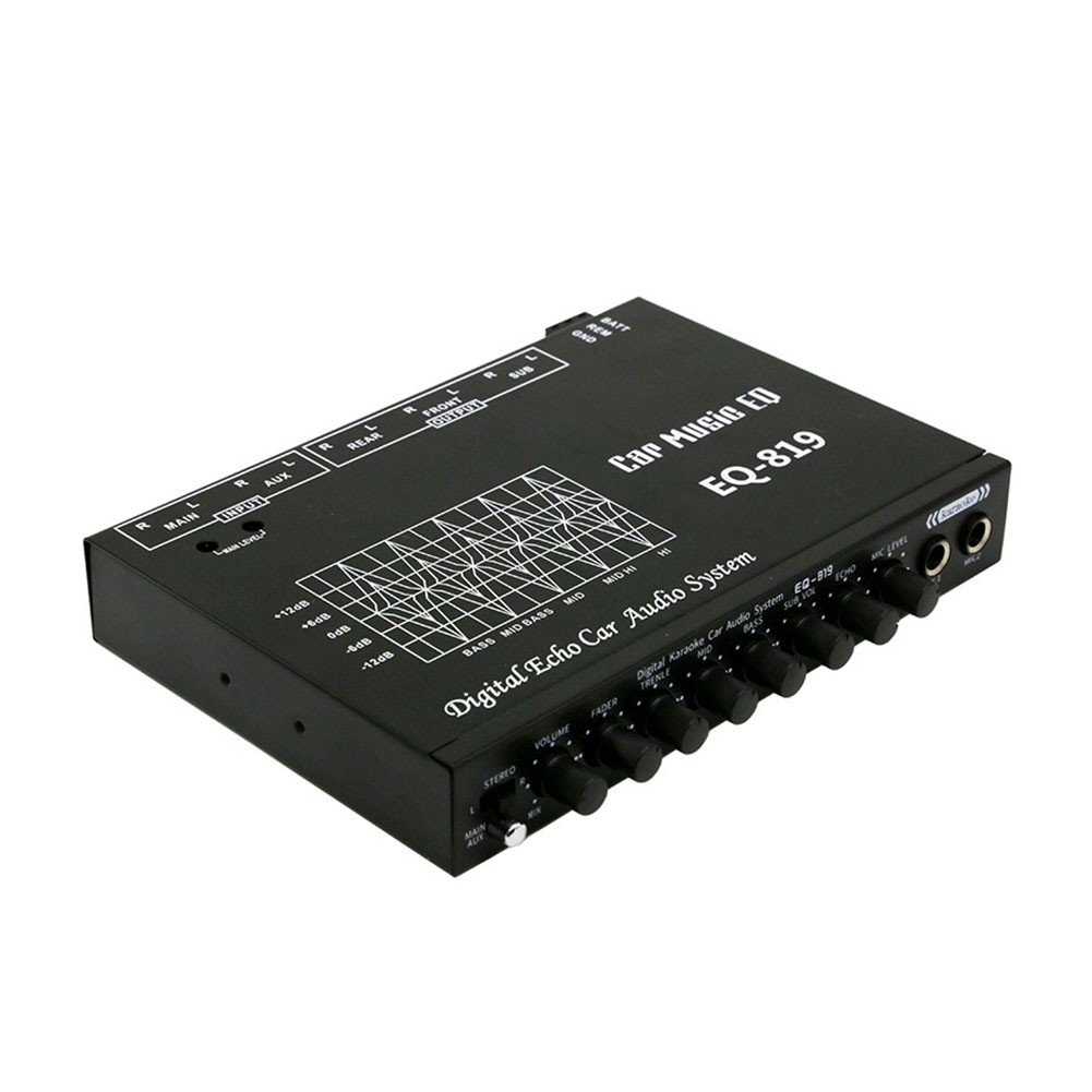 EQ-819 Multifunctional Car Equalizer Car Audio Equalizer L3D54459