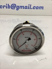Rexroth pressure gauge EN 837-1 900066324 O-372