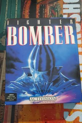 Fighter Bomber (Activision) Commodore Amiga (Box, 2 Disks, Manual) works 16-bit
