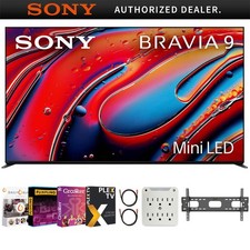Sony BRAVIA 9 65" 4K HDR Smart QLED Mini-LED TV 2024 with Movies Streaming Pack