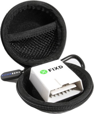 Casematix OBD Carry Case Compatible with FIXD OBD2 Bluetooth Car Diagnostic Tool