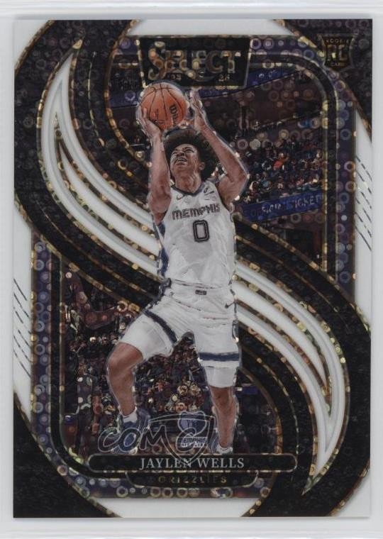 2024-25 Panini Select Premier Level White Disco Prizm /75 Jaylen Wells #188 4l3
