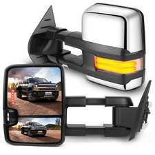 Towing Mirrors Silverado Sierra 2008-2013 Power Heated W Signal Reverse Lights Towing Mirrors Silverado Sierra 2008-2013 Power Heated W Signal Reverse Lights