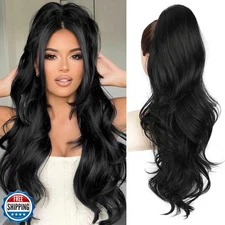 BOGSEA Ponytail Extension 26 Inch Drawstring Ponytail Extension for Women Lon