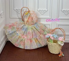 2PCS Dress For 11.5" Fashion Doll Princess 1/6 Toys Accessories Top Outfit Decor