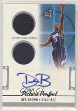 2006-07 Topps Big Game Picture Perfect Jersey Shorts 137/199 Dee Brown Auto 0v1