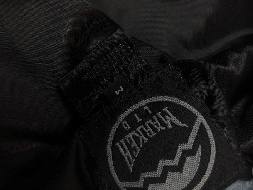 老式 MARKER 滑雪服 1 件红色尼龙 M 滑雪板 1990 年代冬季 1980 年代 — 第 4/4 张图片