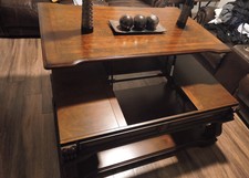 Mesa Auxiliar De Metal Con Estilo Vintage Envejecido, Color Marrón, Medidas 30x30x70 Cm