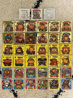Bikkuriman 12th Edition Complete Set with 3 Head Stickers - 39 Stickers Total