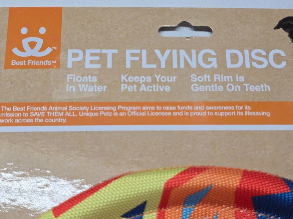 Dog Frisbee 10" Floating Flying Disc Toy For Medium To Large Dogs - BEST FRIENDS - Image 3 of 3