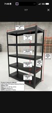 Tier Heavy Duty Adjustable Storage Shelf - Black