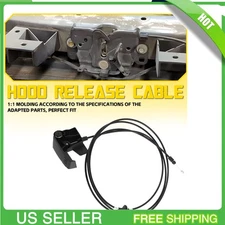 Hood Latch Release Cable with Handle For Cadillac Escalade Chevy Tahoe 2007-2014