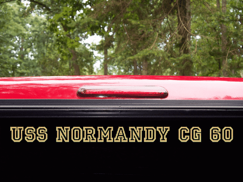 USS NORMANDY CG 60 Decal US NAVY Military USN S01 - Bild 1 von 2