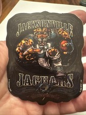 VTG JACKSONVILLE JAGUARS 2008 LIQUID BLUE NFL A&A VENDING MACHINE STICKER
