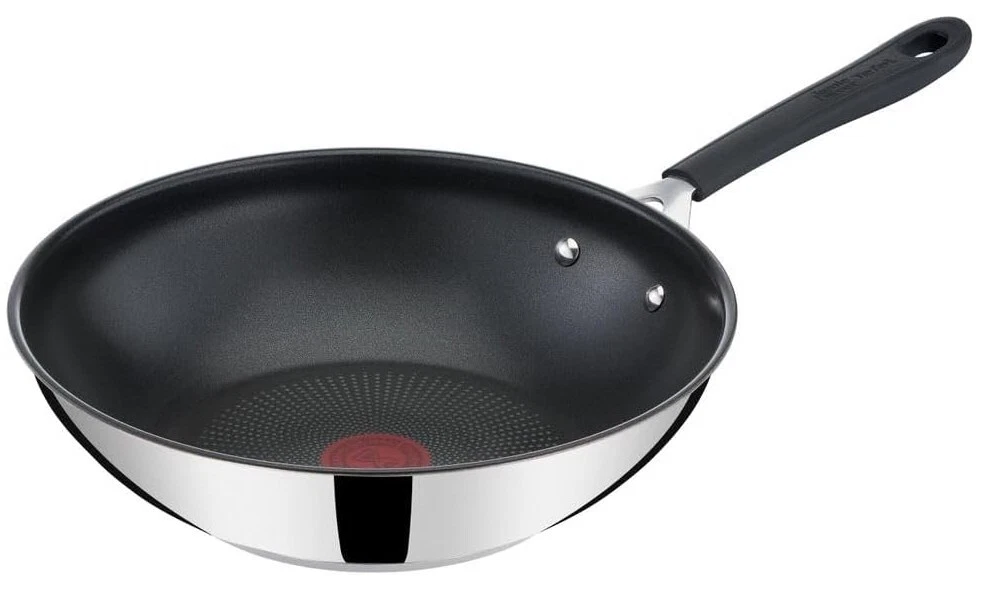 Tefal Jamie Oliver Quick & Easy E3031944 Induction Wok, Stainless Steel, 28cm