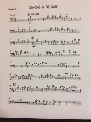 Frank Sinatra ''Dancing in the Dark'' Full Big Band Vocal Jazz Chart