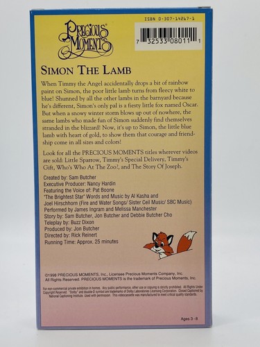 Simon the Lamb (VHS, 1998) - Picture 2 of 3