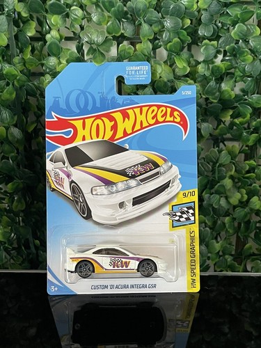 2017, ‘18 2 Hot Wheels Custom 01 Acura Integra GSR HW Speed Graphic Japan Cars - Picture 4 of 7