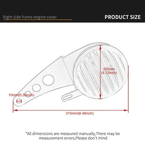 Para Honda Rebel CMX300 2022 2023 filtro de aire motor de carenado cubierta decorativa lateral - Imagen 8 de 8