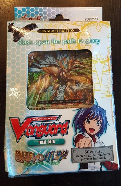 Cardfight Vanguard Cards Trial Deck Slash Of Silver Wolf - 