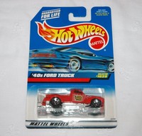 Mattel Hot Wheels 1999 1:64 Scale Red 40's Ford Truck Die Cast Car Collector ... on sale Mattel Hot Wheels 1999 1:64 Scale Red 40's Ford Truck Die Cast Car Collector ... on sale