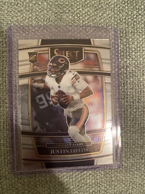 2021 Panini Select Justin Fields Concourse Rookie RC #50 CHICAGO BEARS