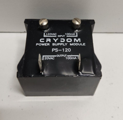 NEW NO BOX! CRYDOM 120V INPUT/20V OUTPUT POWER SUPPLY MODULE PS-120