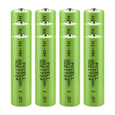 12pcs 1.2v AA 1000mAh Rechargeable Battery Ni-MH Batteries for Solar Lights Toy