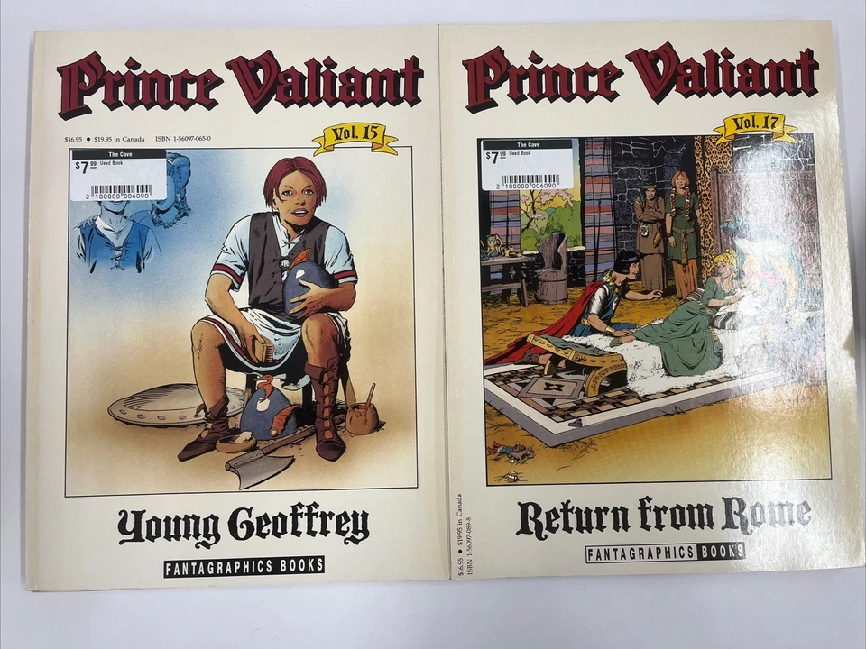 Lote de 22 cómics Prince Valiant 1987-Strip Reimpresiones buen estado. Foto 4 de 4