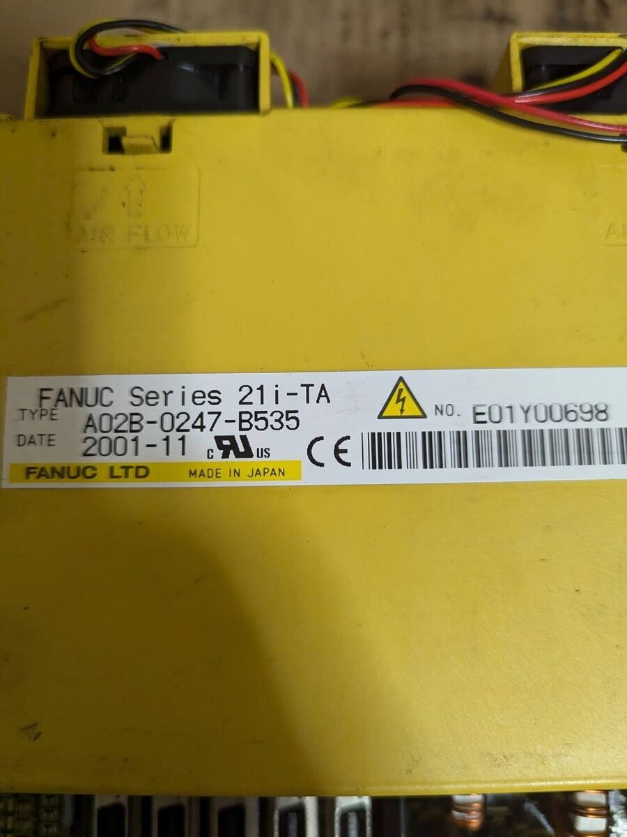 FANUC A02B-0247-B535 CNC Control Series 21i-TA Removed From FANUC A02B-0247-B535 CNC Control Series 21i-TA Removed From